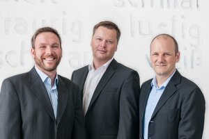 v. l. Martin Huber, Alexander Kellner und Stefan Busemann